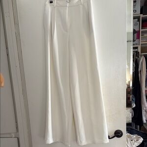 NWT Zara white high waisted pant